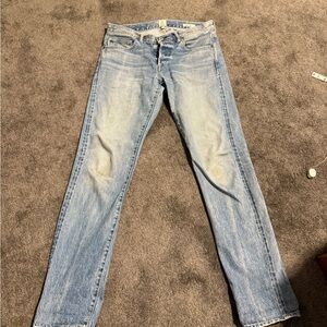 Men's Slim Fit Light Blue Jeans